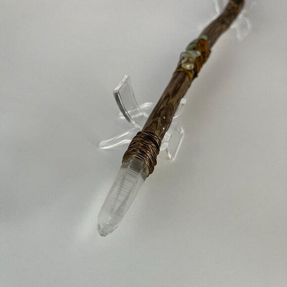 Handmade Optical Lemurian Wand - "Copia" (Reiki Infused) - **One of a Kind** - Picture 2 of 5